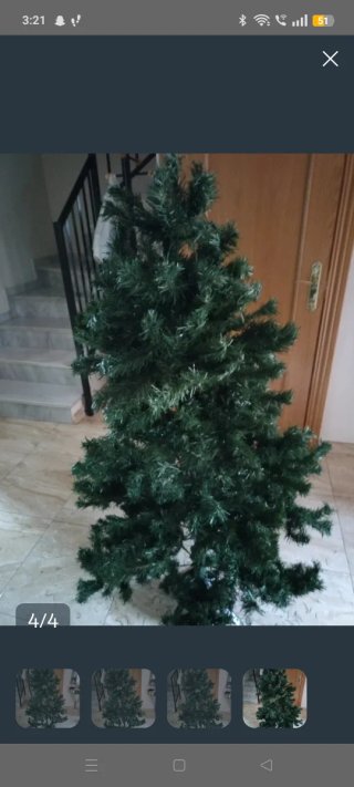 Árbol de Navidad artificial de metro y medio de al