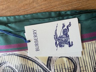 Pañuelo Seda Burberry Original Estampado