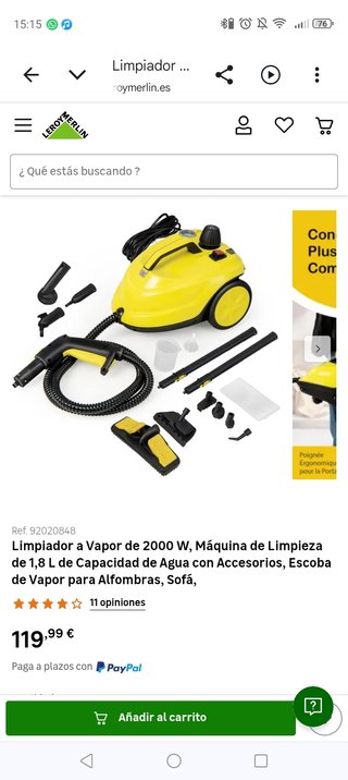 Limpiador a Vapor Multifuncional - Nuevo