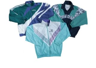 lote trackjackets de marca vintage