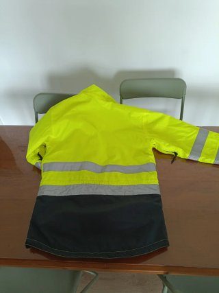 Parka de trabajo alta visibilidad.