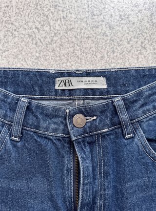 Zara Baggy Denim Jeans Y2K Streetwear
