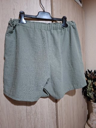 Pantalón corto mujer verde