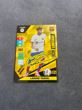 Carta Lamine Yamal Firmada Edición Limitada