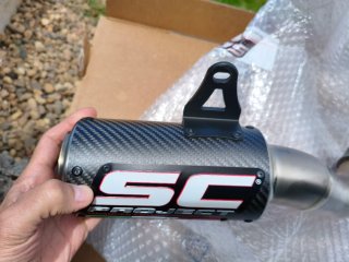 SC-Project Cola de Escape Carbono para z900