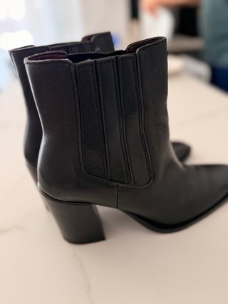 Botines Zara Talla 38 Negros