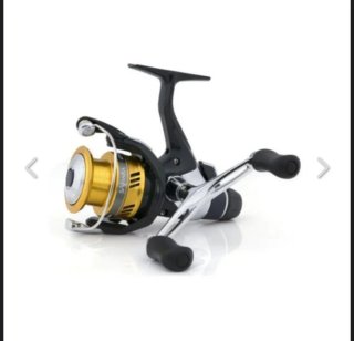 Caña de pesca inglesa Mitchell 3,90m y carrete shi