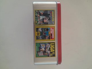 Caja metálica cromos futbol Panini 50 Aniversario
