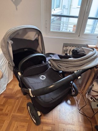 Carrito Bugaboo Donkey 2 Gris/Negro