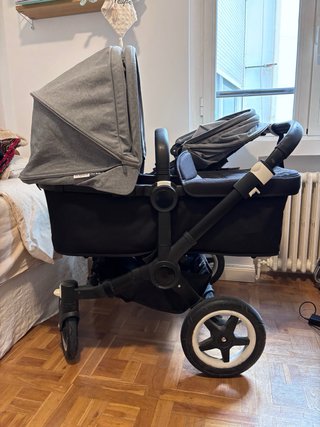Carrito Bugaboo Donkey 2 Gris/Negro