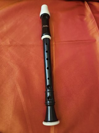 Flauta Aulos Negra