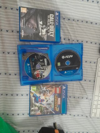 Pack 4 Juegos PS4: FIFA 24, LEGO Marvel, Rainbow