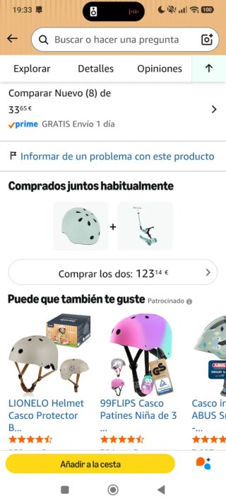 Patinete 3 ruedas muy buen estado