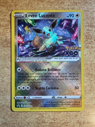 Eevee Lucente SWSH230 - Promo Spada e Scudo
