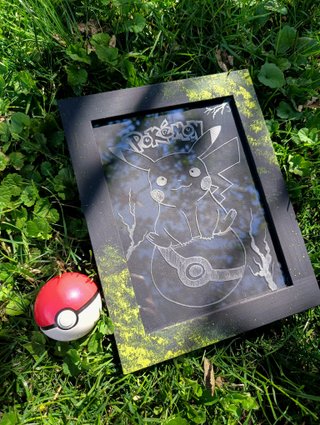 Pikachu, Pokemon quadro