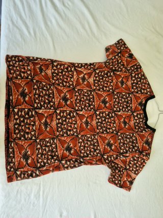 Camiseta Custo Talla M Estampado Tribal