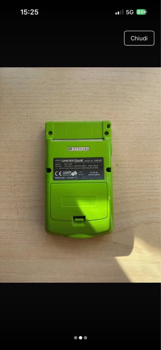 Game Boy Color Verde con funda