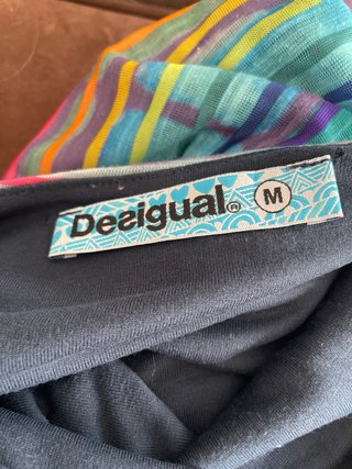 Vestido Desigual rayas y círculos