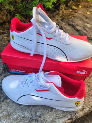 Puma Ferrari Blancas y Rojas t.45