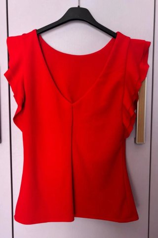 Camiseta volantes mujer- Talla S