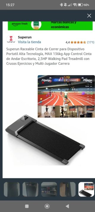 Superun Cinta de Correr Portátil