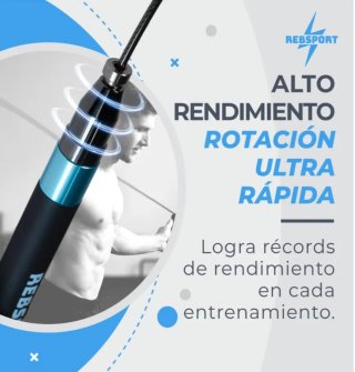 Comba profesional REBSPORT azul, pero roja