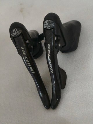 Manetas cambio Campagnolo Record 10 Speed Carbono