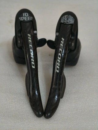 Manetas cambio Campagnolo Record 10 Speed Carbono