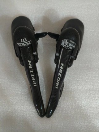 Manetas cambio Campagnolo Record 10 Speed Carbono