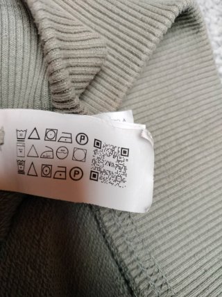 Sudadera Zara SKHB niño verde militar
