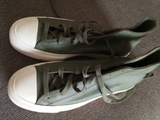 Converse NUEVOS caña alta verde militar
