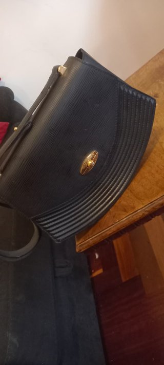 Borsa Louis Vuitton Pelle Nera Oro