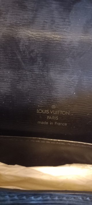 Borsa Louis Vuitton Pelle Nera Oro