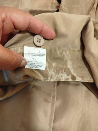 Chaqueta de primavera beige/marrón