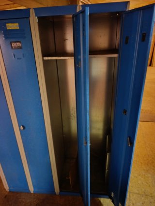 Taquillas de vestuario metálicas azules