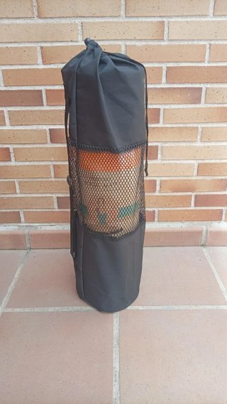 Esterilla Yoga Naranja con Correa