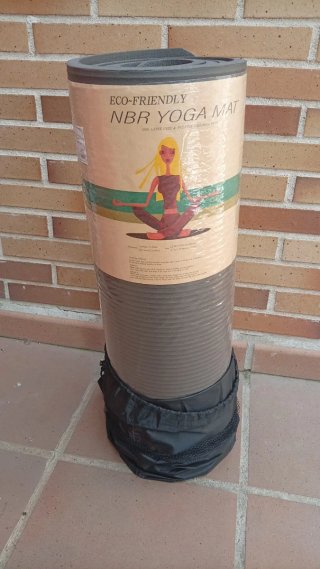 Esterilla Yoga Naranja con Correa