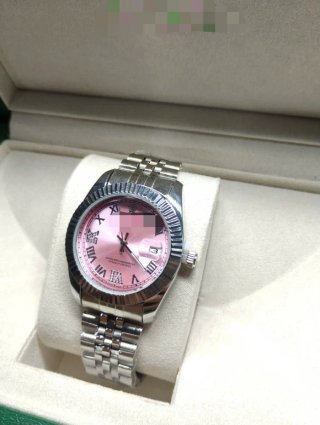 Reloj Mujer Rosa Plata Nuevo