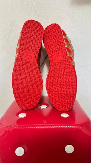 Adidas Galaxy OG Botines Dorados Rojos Talla 42