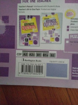 Libros Burlington Advanced Options B1+