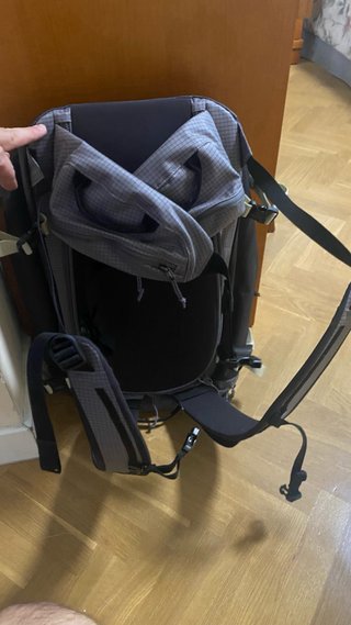 Mochila Patagonia Negra y Gris