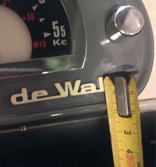 Anagrama DEWALD radio SEAT 600