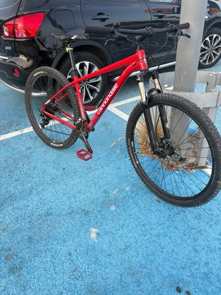 Bicicleta Cannondale Roja