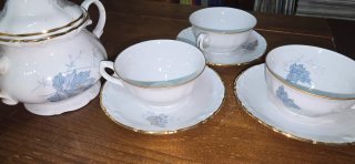 Juego de café Santa Clara porcelana fina