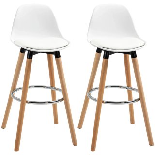 Conjunto 2 Taburetes Bar Tapizado PU