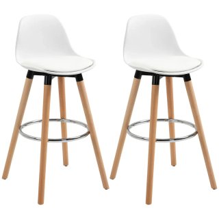 Conjunto 2 Taburetes Bar Tapizado PU