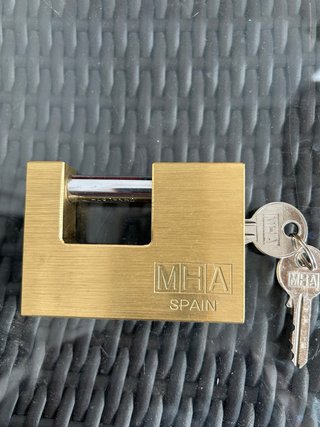 Candado Latón MHA 90mm Mod.8 NUEVO