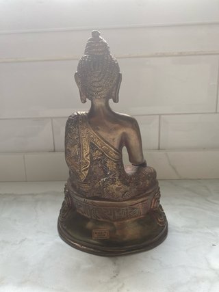 Buda Tibetano Bronce 21 cm antiguo