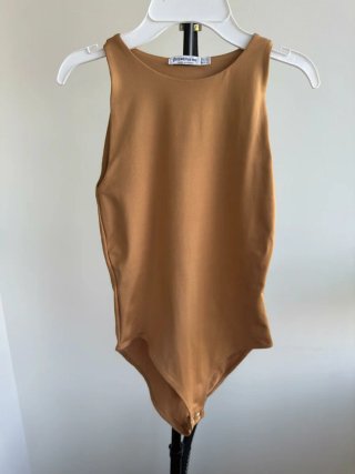 Body Stradivarius Mujer Marrón Talla XS
