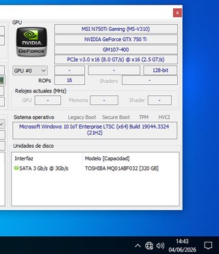 Tarjeta Gráfica MSI GeForce GTX 750 Ti 2GB LEER